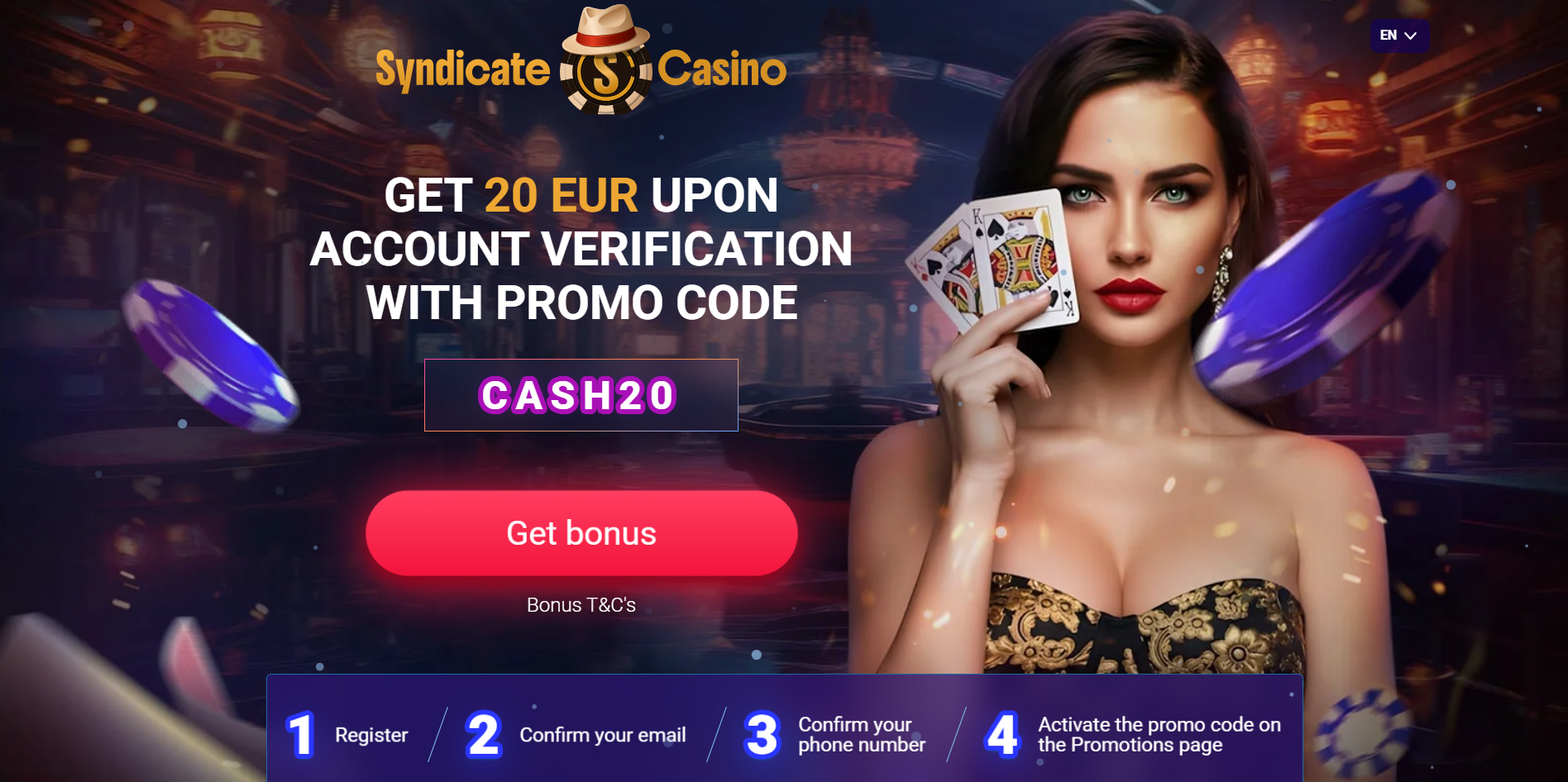 Syndicate Casino Exclusive Offer
